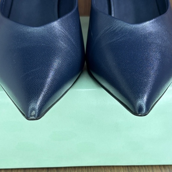 🔥🔥🔥Jeffrey Campbell Blue  Hourglass Pointed Toe Pump Size: 9🔥🔥🔥 - Picture 8 of 16
